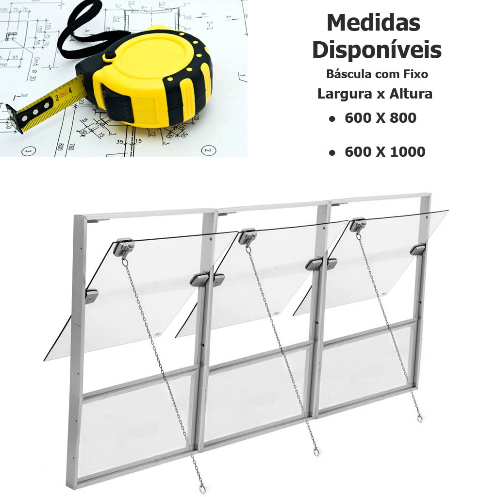 medidas bascula fixa